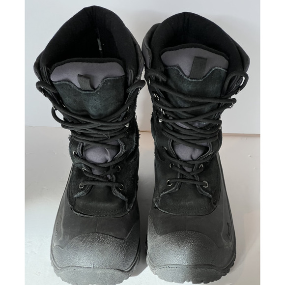 Kamik Nation Winter Boots Size 8 Insulated Waterproof Snow Work Boots Black